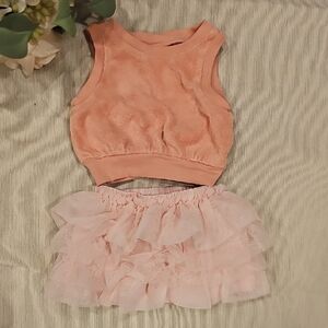 Carter's Peach and Pink Kids Matching Set